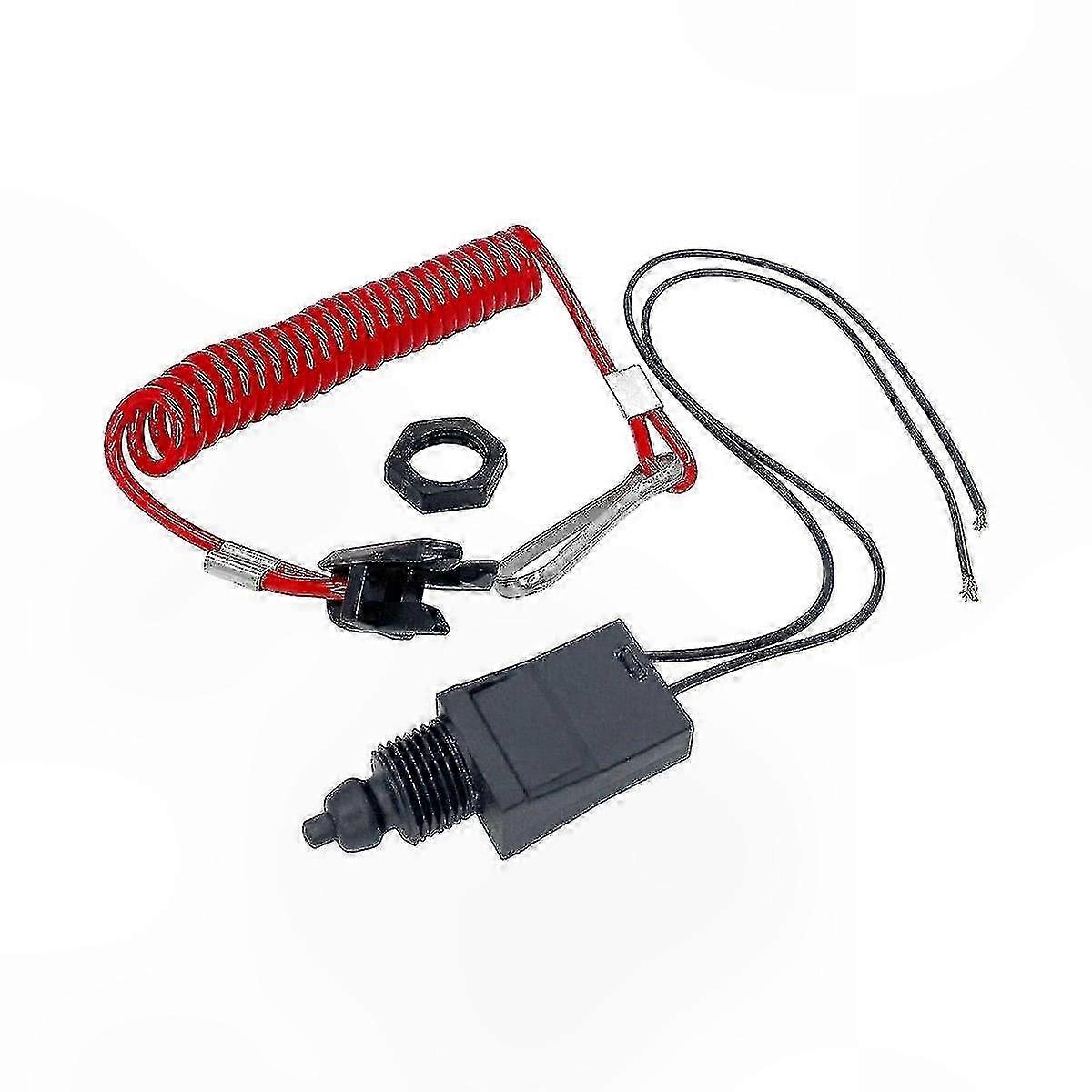 Boat Engine Safety Kill Switch with Lanyard for Outboard Motors Replacement 585134 432230 Mp28870