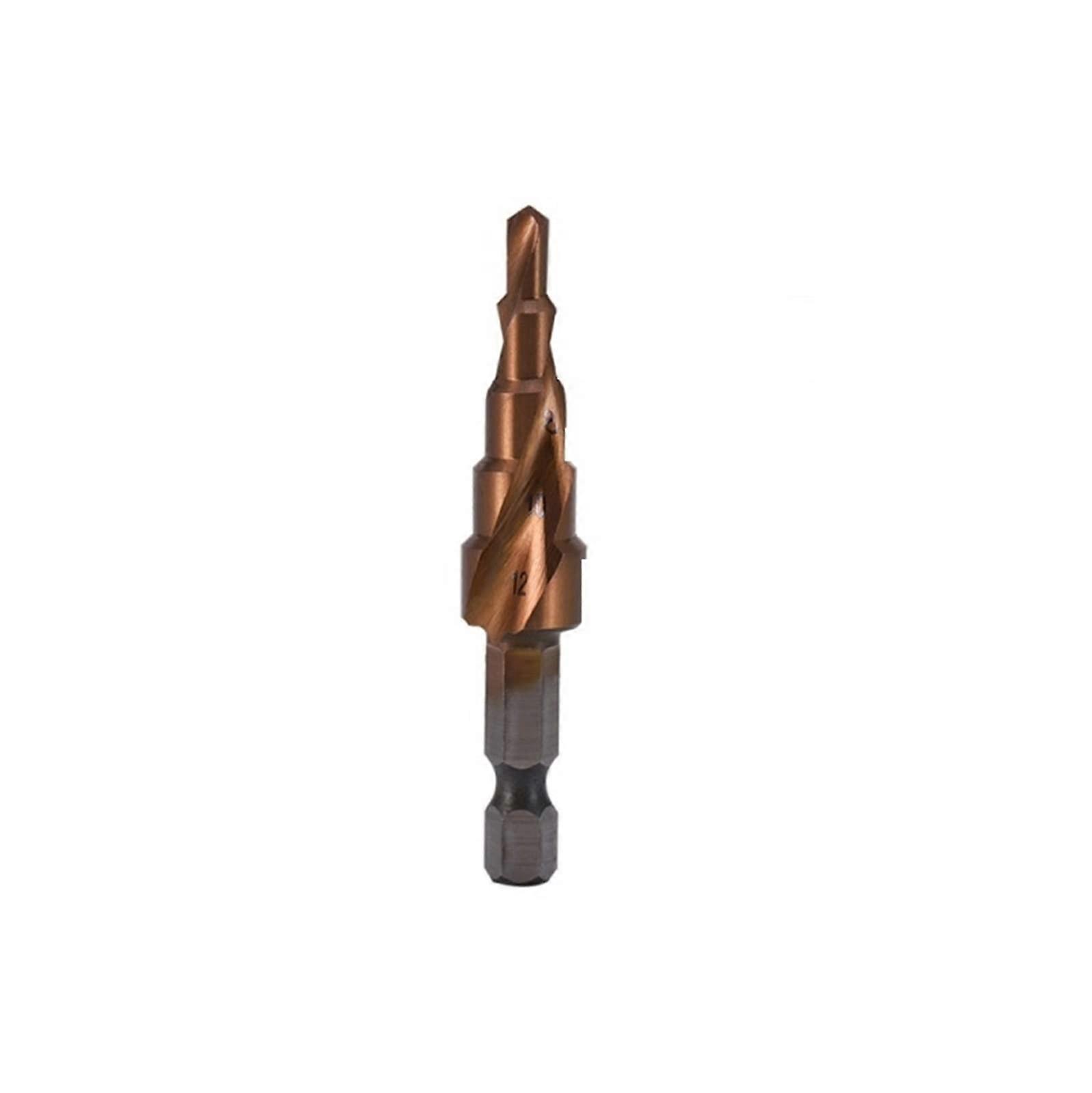 Level 5/9 M35 Cobalt Step Drill Speed Steel Cone Metal Drill Tool Hole Cutter for Stainless Steel (Color: A, Size: 1pc 5)