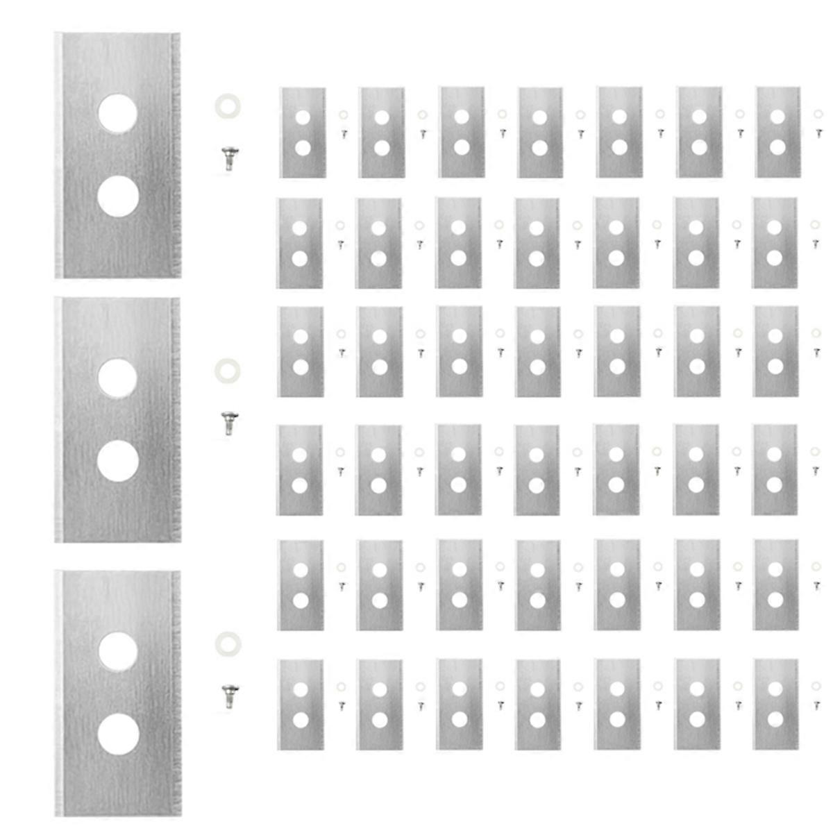 45 Pcs Replacement Blades for Luba & Yuka All Series Titanium Replacement Robotic Lawnmower Blades