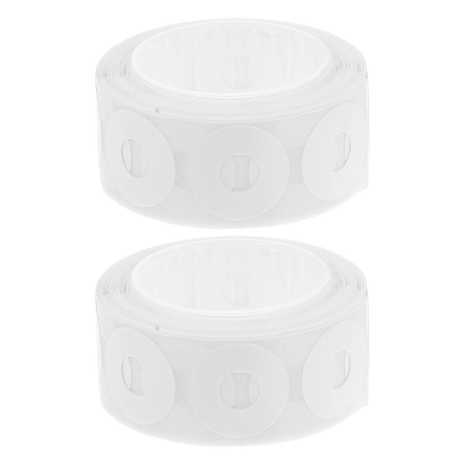 1 Roll Of Binder Hole Reinforcement Stickers PVC Self-Adhesive Hole Protectors For Ring Binders Ring Reinforcement Stickers