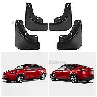 Compatible Mudflaps Mud Flaps Splash Guards Mudguards Front Rear Fender Protector for Tesla Model Y 2021-2023 Small Edition