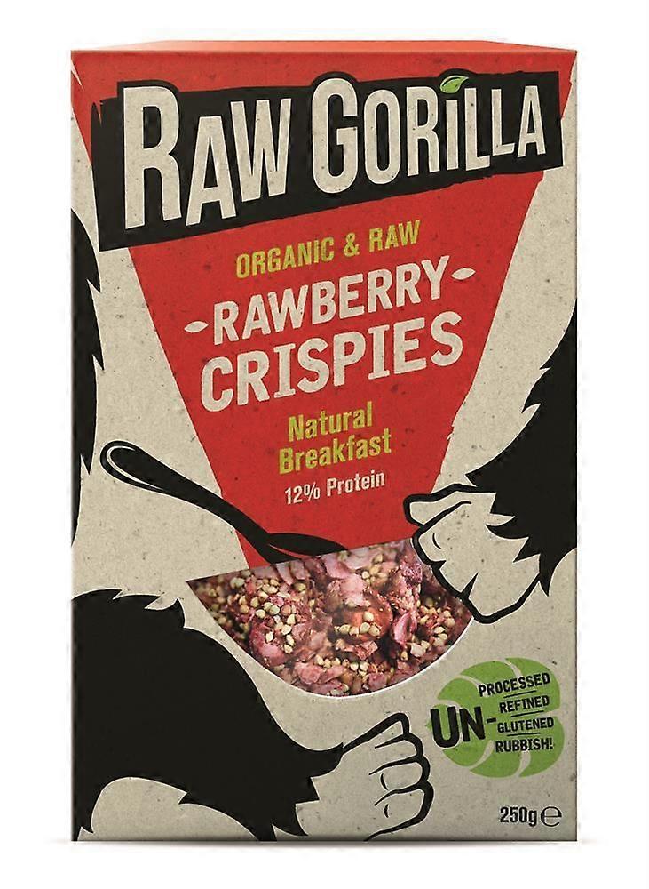 Raw Gorilla Rawberry Crispies 250g - 3 Pack