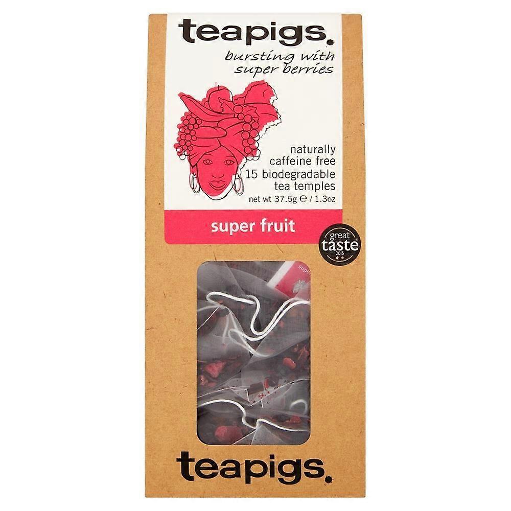Teapigs super fruit 15 tea temples - 3 Pack