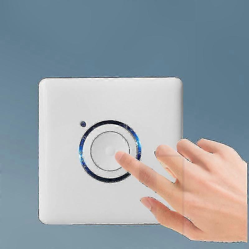 Outdoor LED Touch Timer Switch, 16 Delay Settings, Digital Countdown Wall Timer, AC 110-250V