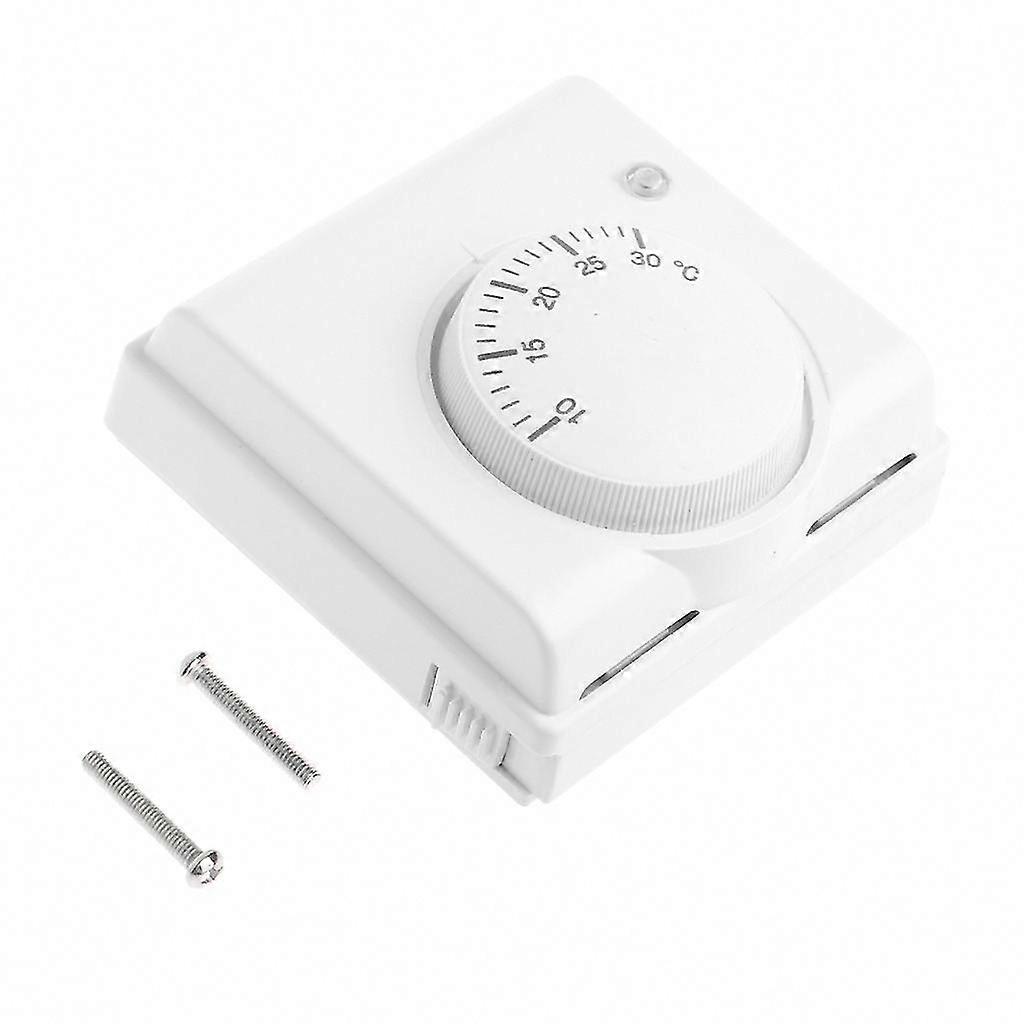 220V 6A Room Mechanical Thermostat Temperature Controller Durable Regulator