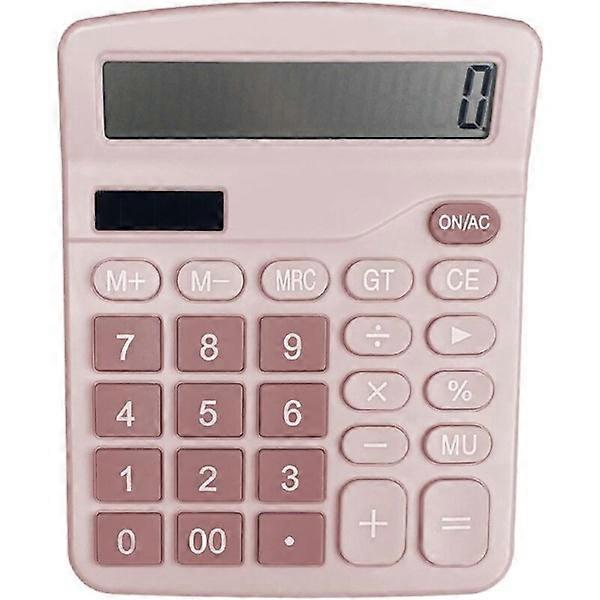 Calculator, LCD 12-Digit LCD Solar Office Calculator, for office, home and school, mini