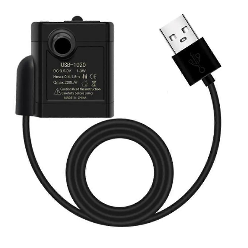 USB Water Pumps Mini DIY Aquarium Filter Low Noise Brushless Motor Pump Aquarium Accessories Submersible Water Cycle