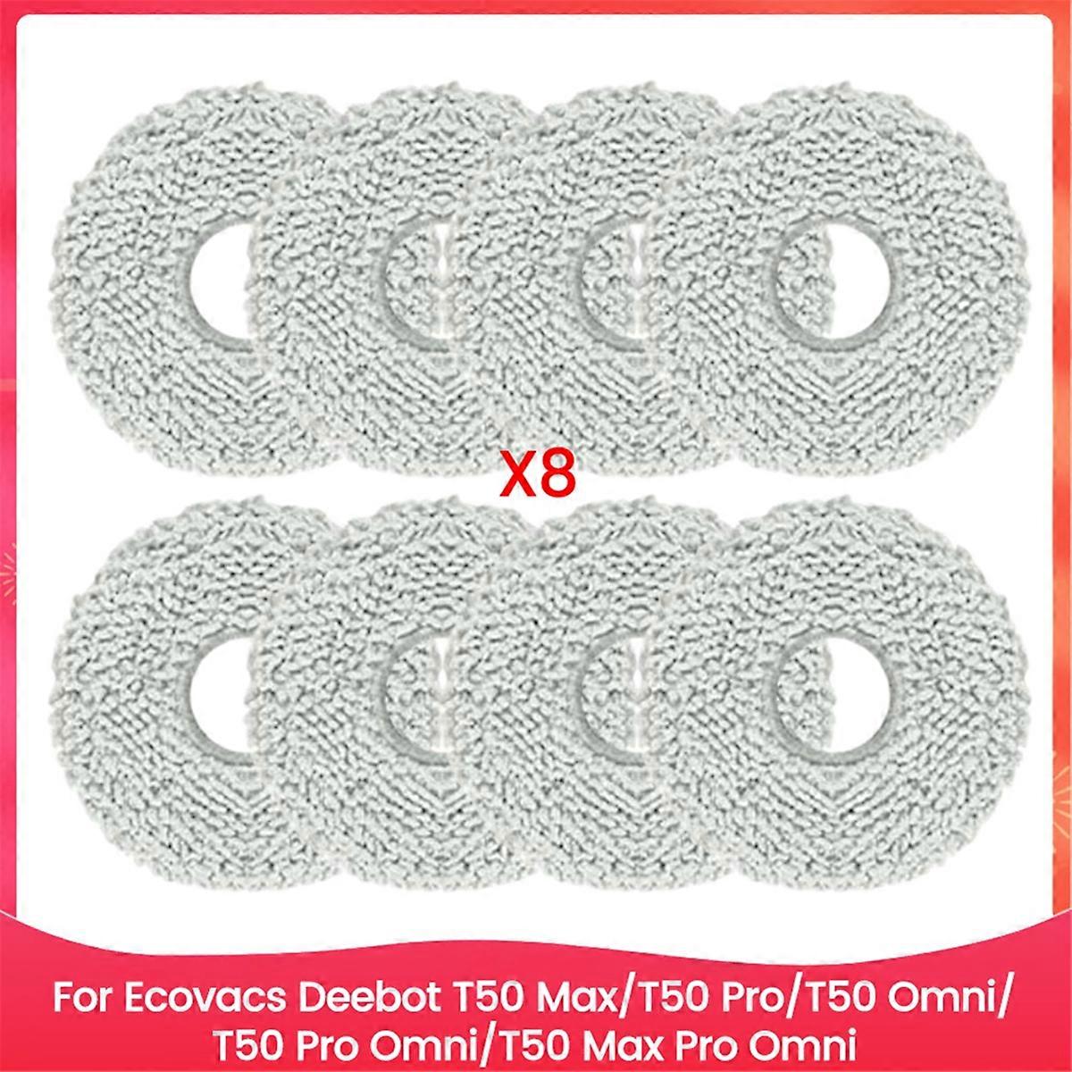 For Spare Parts Reusable Washable Mop Pads 8PCS