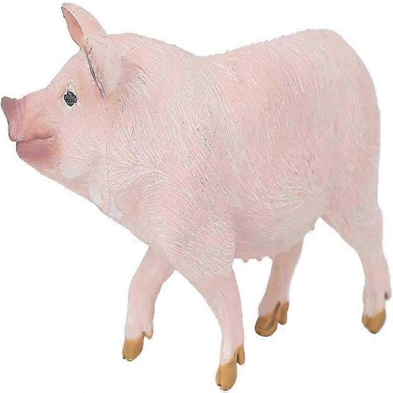 Pig Figure Toy Simulation Animal Toy Collection Pig  Toy Model for Home Accessory Decor