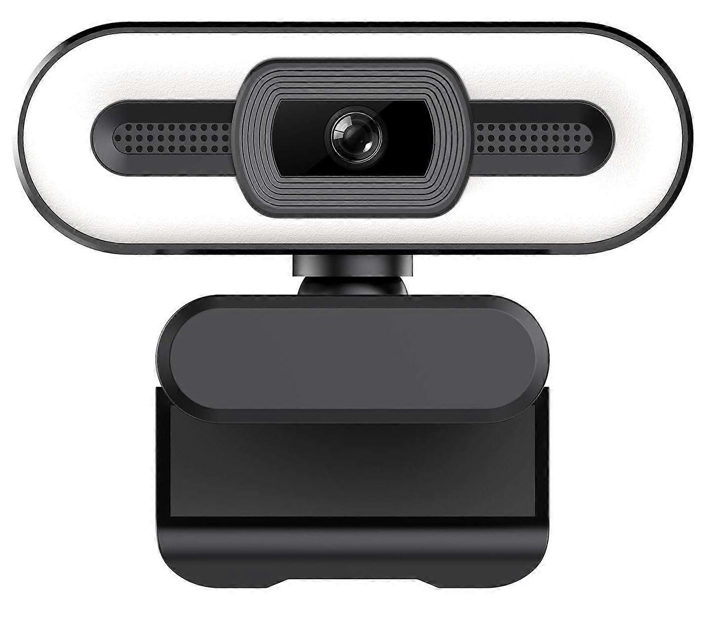 Webcam with Built-in Microphone for Live Stream Video Call Video Conference Online Teaching(Black)