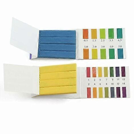 Pack of 2 PH 1-14 and PH0.5-5.0 Test Strips Large selection of precision test strips