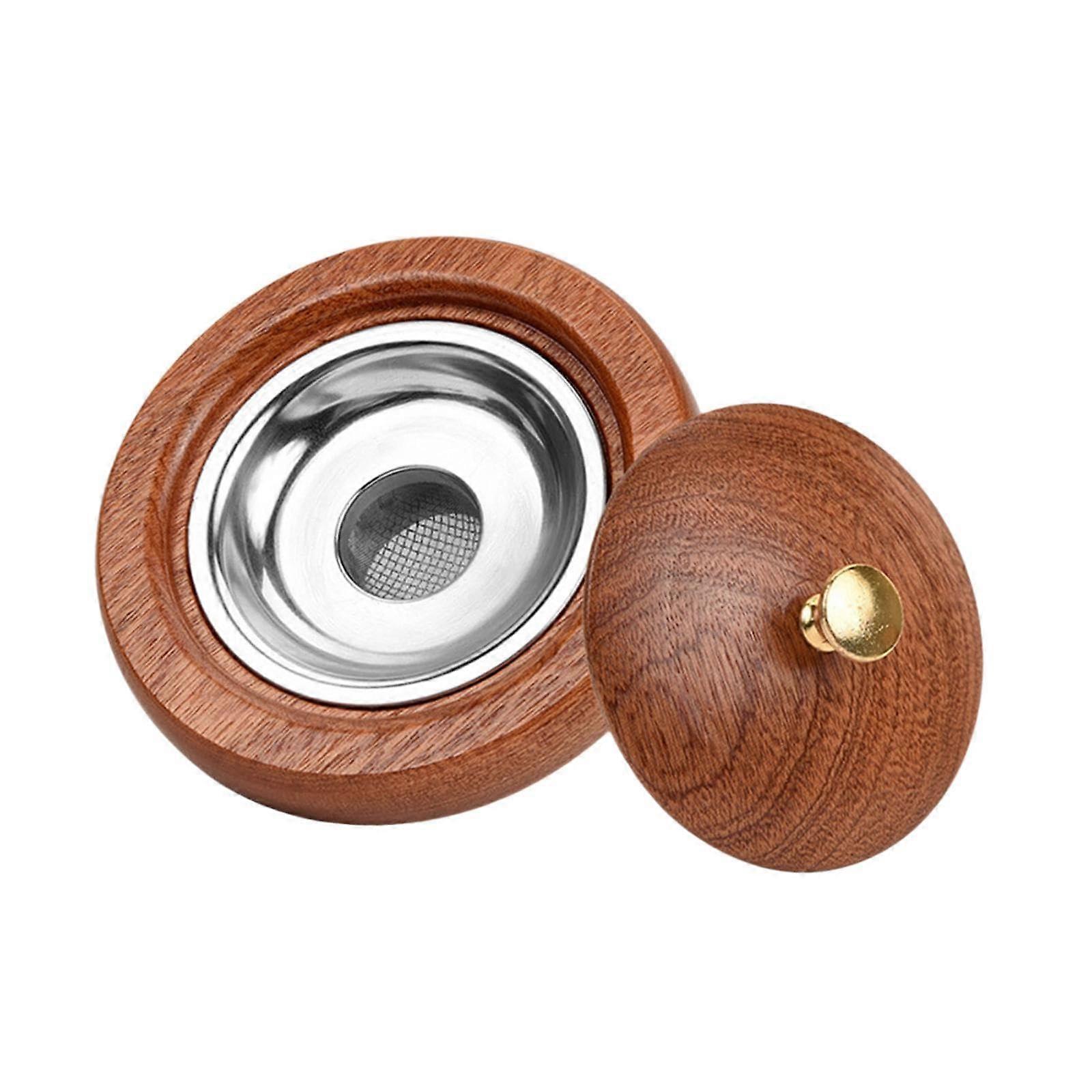 Smoke Infuser Lid for Mugs and Bowls, Sturdy Creative Wood Cover, Ideal for Dads and Lovers, Versatile Kitchen Accessory