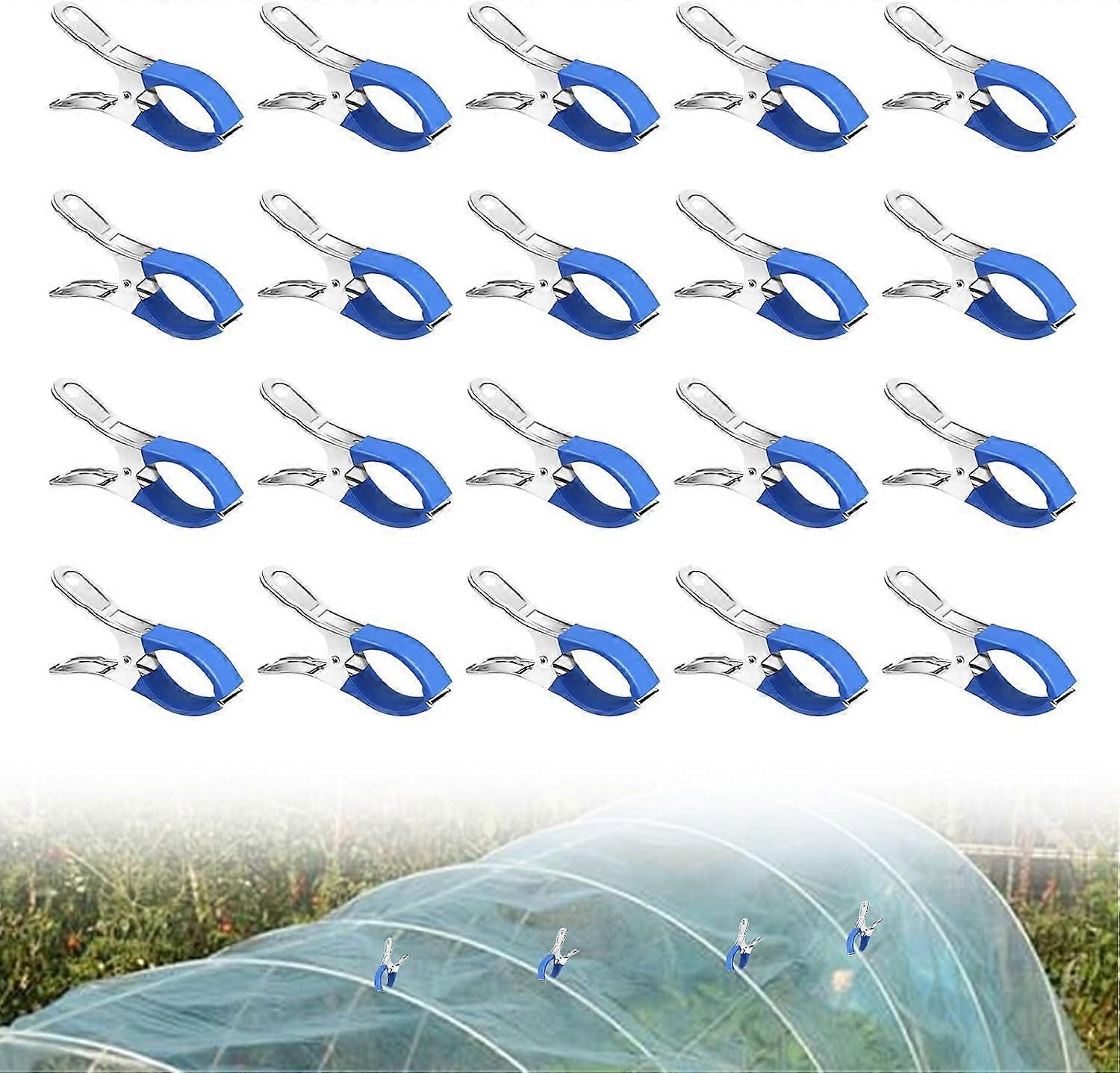20 Pcs Spring Clips for Pool Cover,Beach Towel Clips with Protective