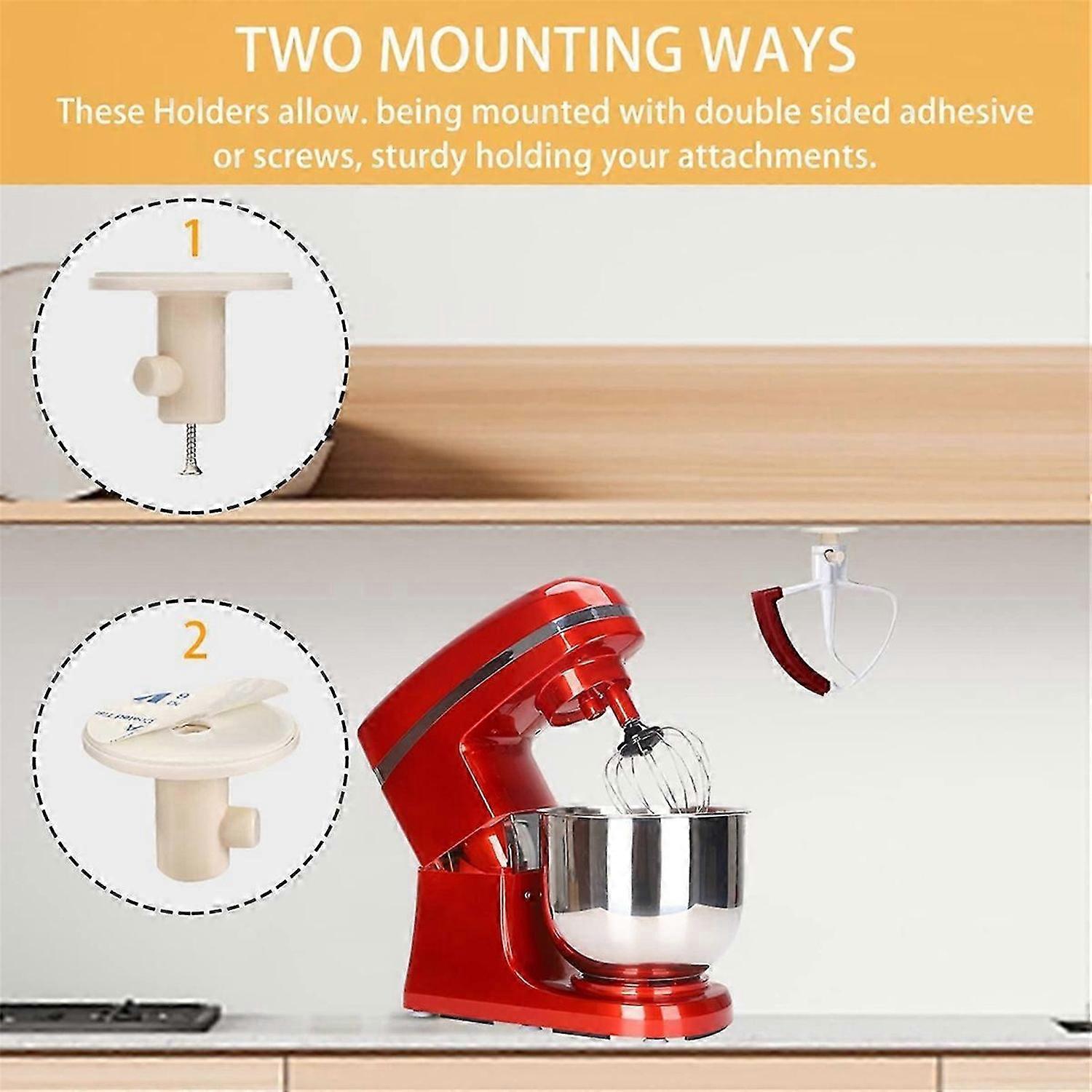 4Pcs Stand Mixer Holders, Kitchen Storage Organizer