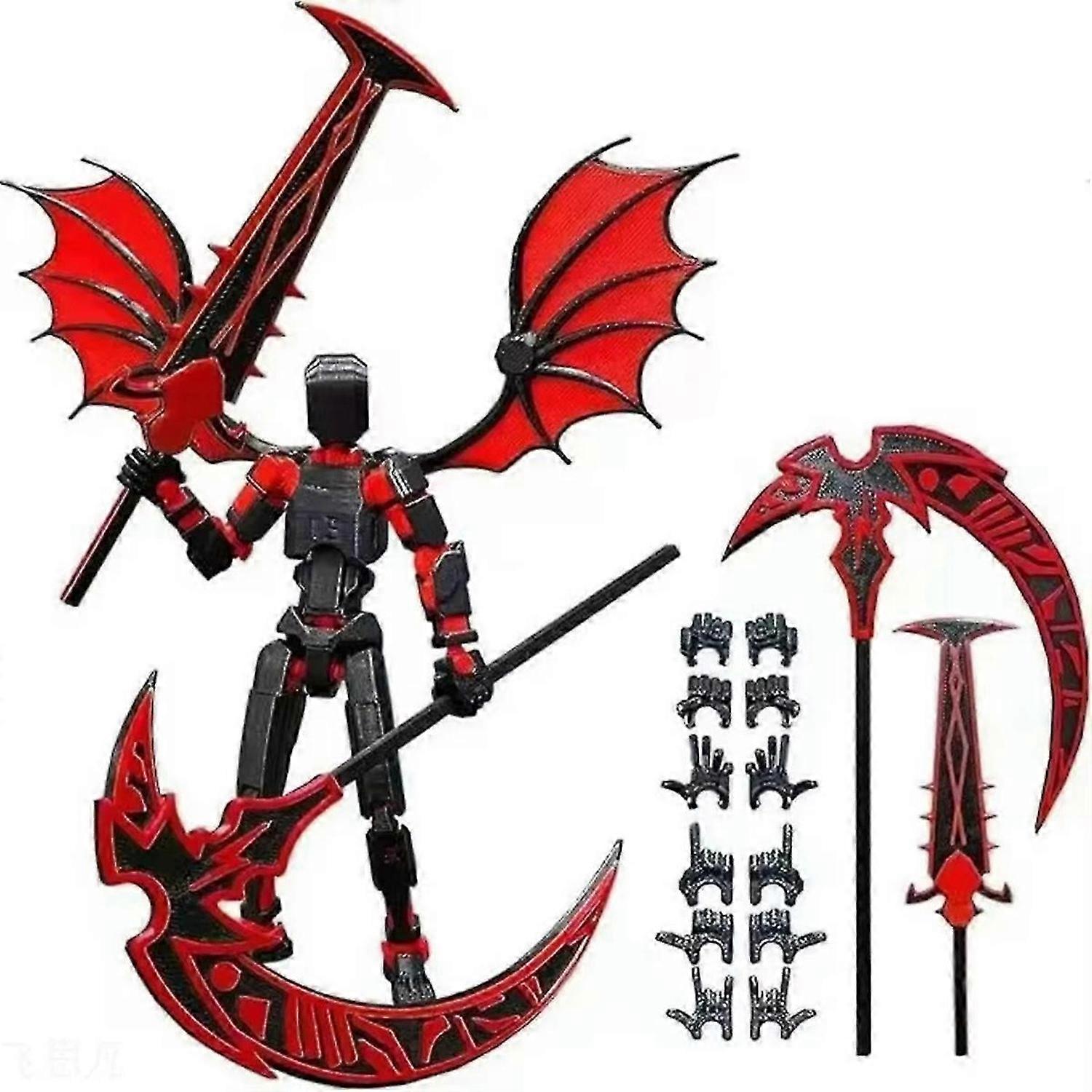 3D Printed Robot Action Figure,Desktop Shapeshifter with Multi-Jointed Movability, Enhanced Model fo