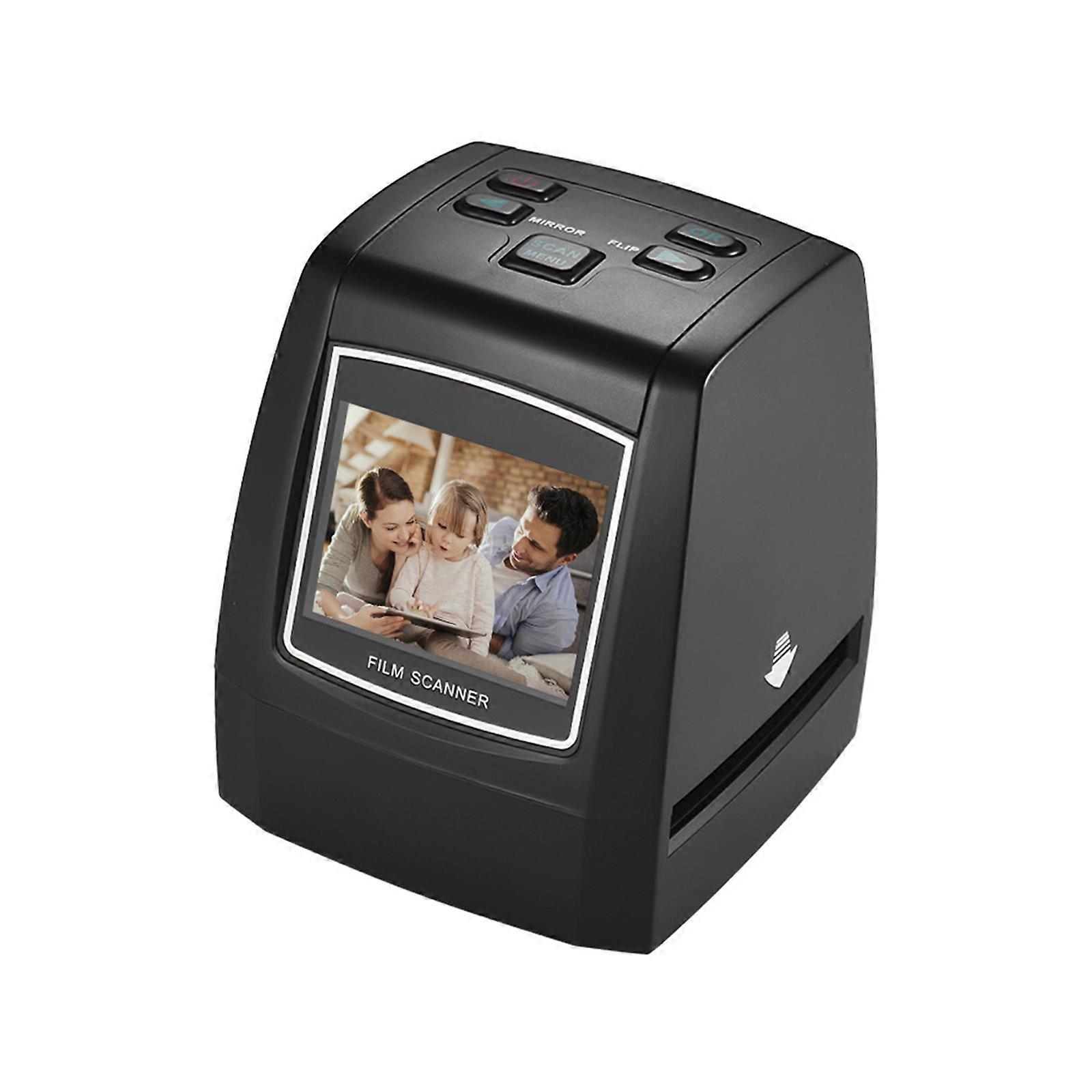 14MP 22MP High-Resolution Film Scanner for 35mm 135mm 126mm 110mm 8mm Slides Negatives with 2.4 Inch LCD and Built-In Editing Software