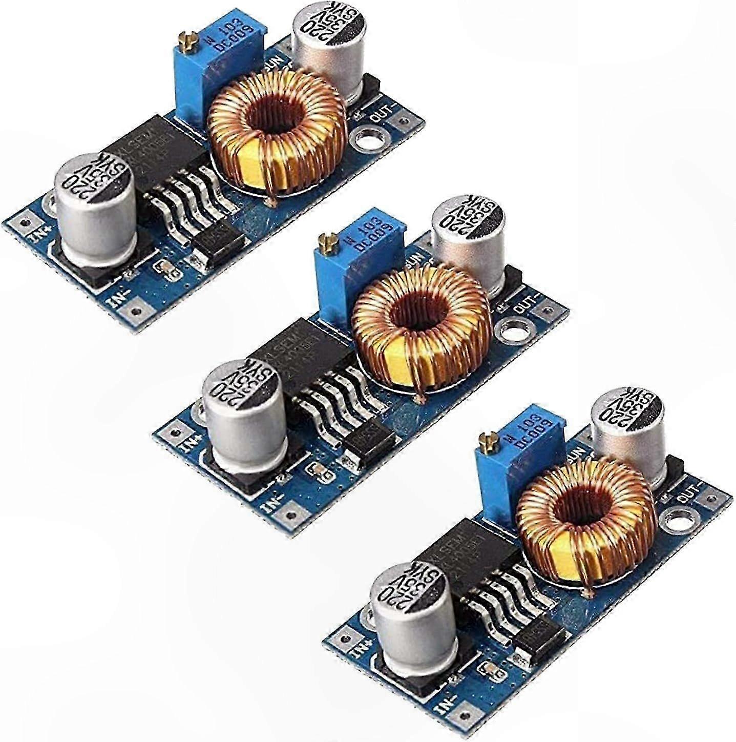 3pc 5A DC-DC Step-Down Voltage Regulator Module 5-32V to 0.8-24V Converter