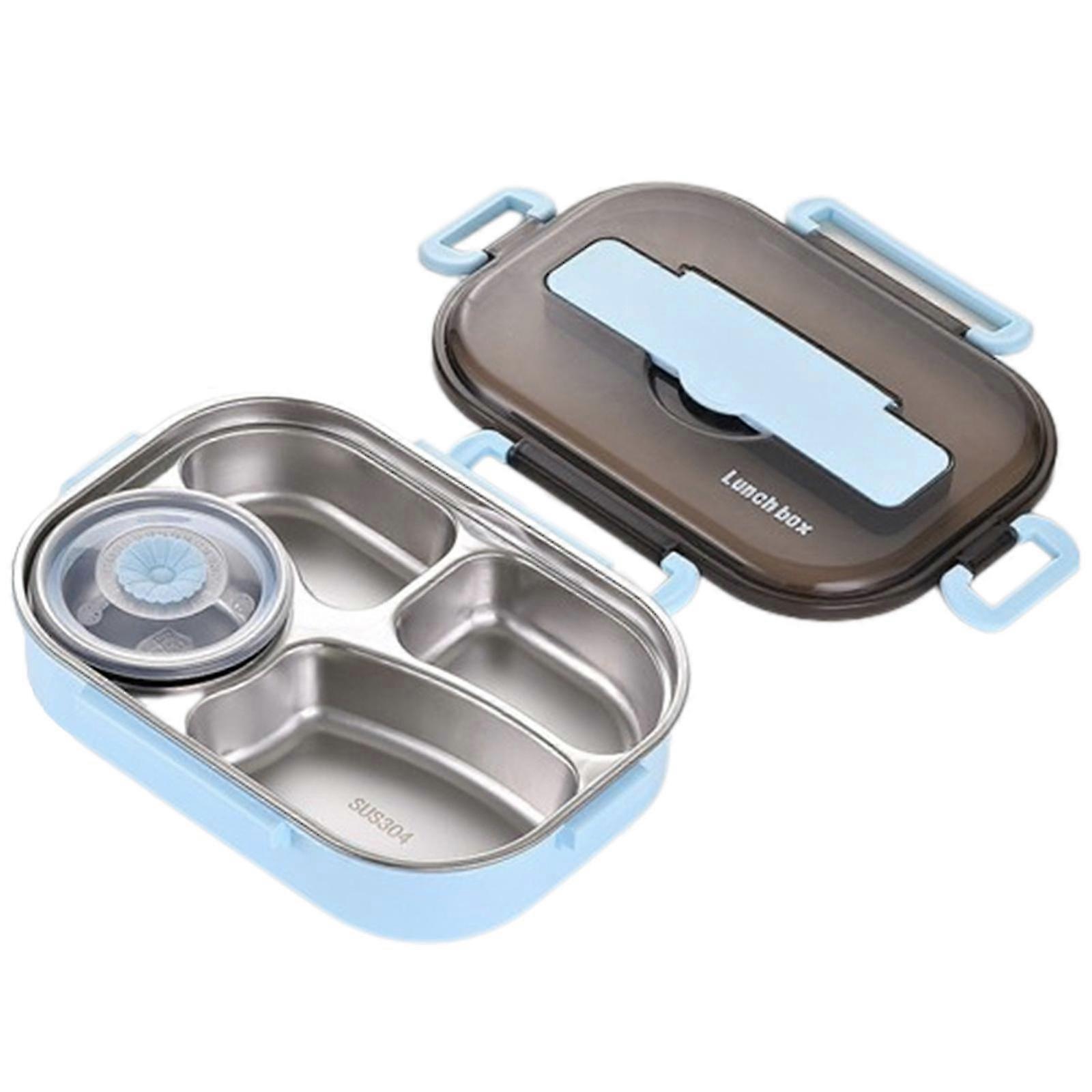 Thermal Insulation Bento Cells Lunch Box Tableware Set Portable Lunch Box Student Lunch Box With Soup Bowl CC 2025
