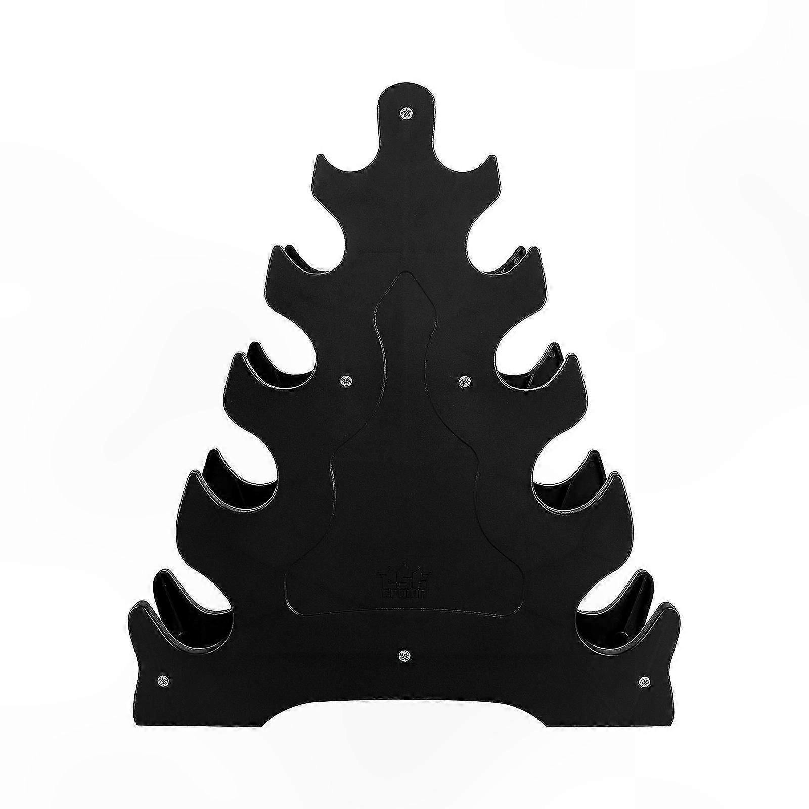 Space-Saving Fitness Tool Rack for Compact Weight Storage and Organization