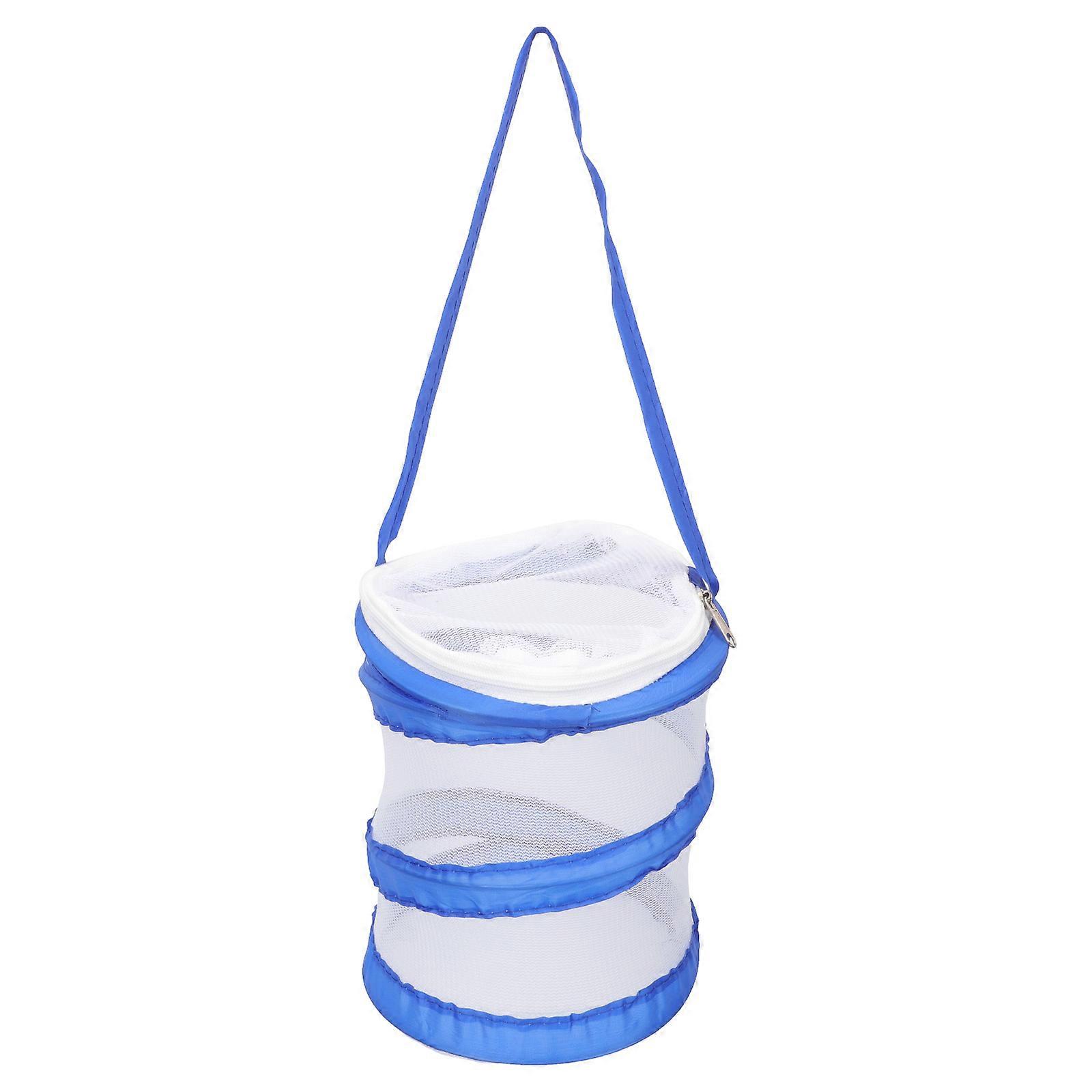 Insect Habitat Cage Observation Cage Nature Study Square Blue Pvc Mesh Portable 1Pack