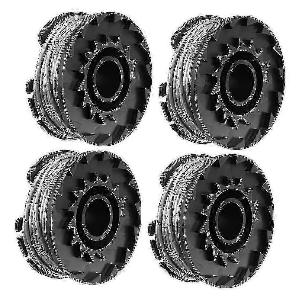 4-Piece Trimmer Spool Line Kit Compatible with Bosch Easy GrassCut 23 26 18 18-230 Models