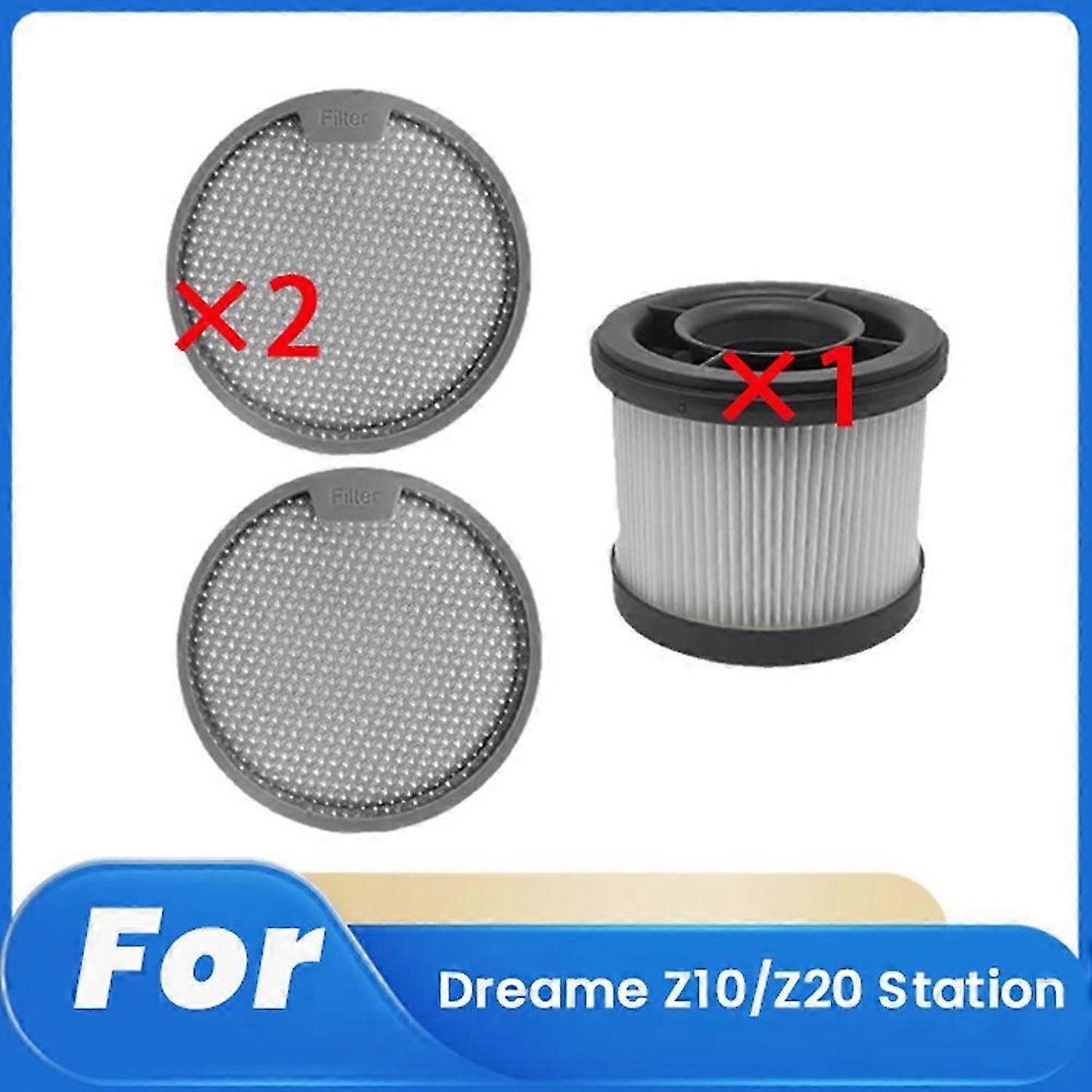 3 Pcs Filter and Filter Cotton for Z10/Z20 Station Sweeping Robot Accessories Robot Cleaner Parts Re