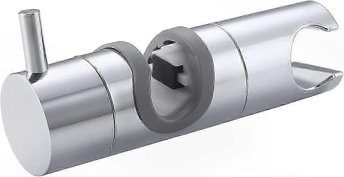Adjustable Shower Head Holder 18-19MM, Chrome Shower Bracket Replacement Riser Rail