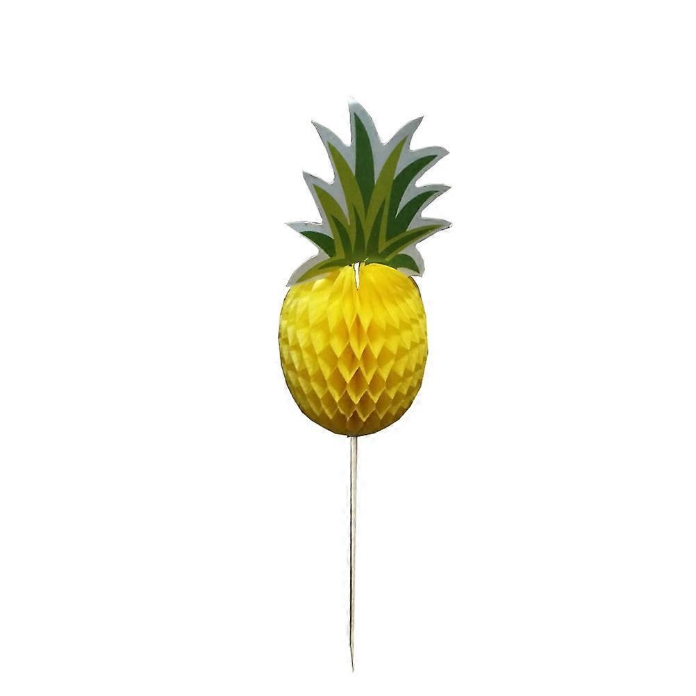 Pineapple Cupcake Toppers Toothpicks for Party Decoration 100Pcs Multi Color