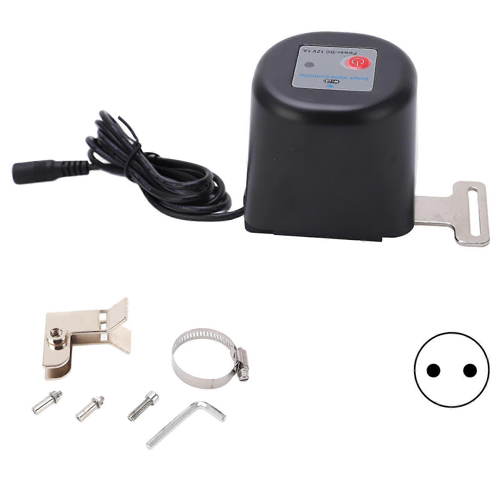 WIFI Smart Gas Water Valve for Tuya APP Remote Control Timing Wireless Switch for Automatic Manual Control Water PipeEU Plug