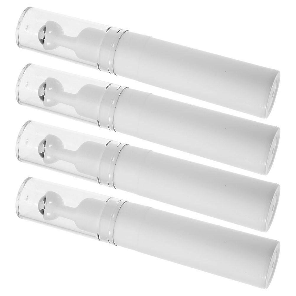 White Roller Applicator Bottles for Eye Massage 16Pcs Set