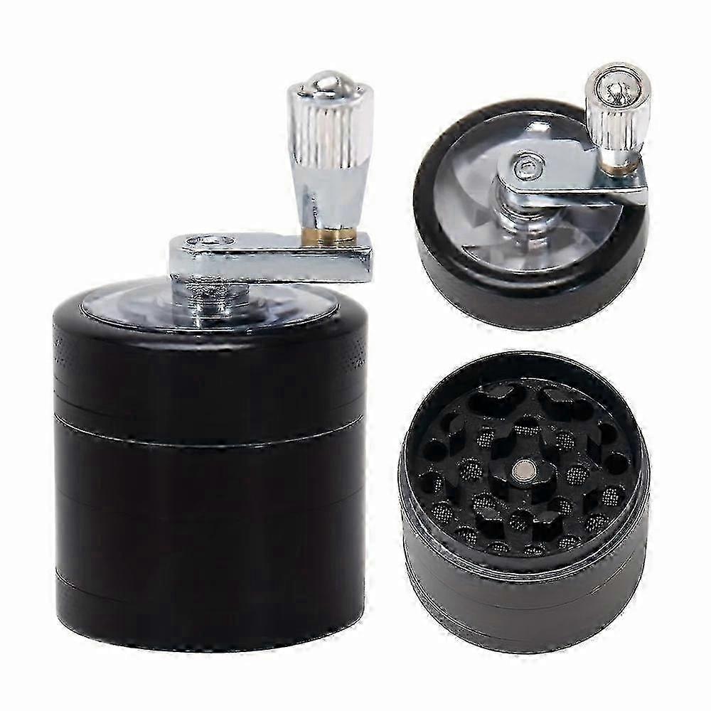 Portable grinder tool for hard spices and nuts with ergonomic gripblack SZRH BF