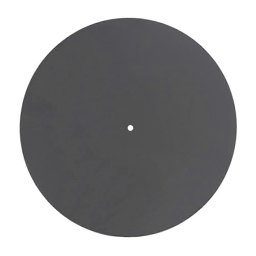 Acrylic Turntable Mat 12Inch Slipmat For Record Player Black Replacement Platter Dust Static Noise Reduction