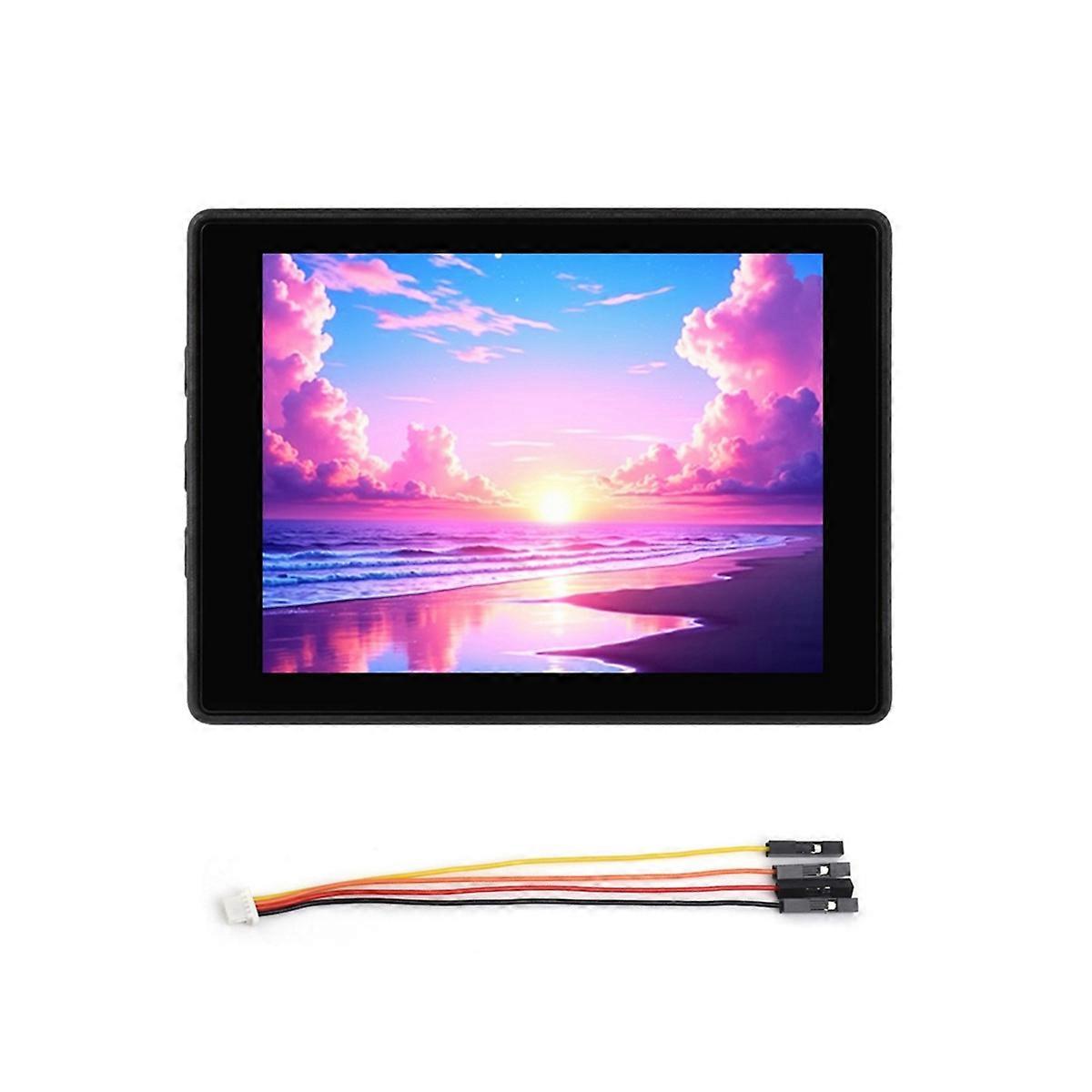 RP2350 لوحة تطوير شاشة تعمل باللمس AMOLED مقاس 2.41 بوصة 450 × 600 بكسل منفذ Type-C مدمج QMI8658 6-