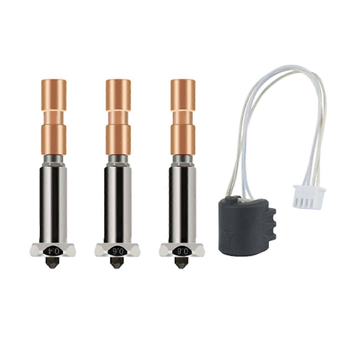 Upgrade Nozzle for 3 Max Hotend 3 Max Nozzle Throat 0.4mm 0.6mm 0.8mm Replaceable Nozzles