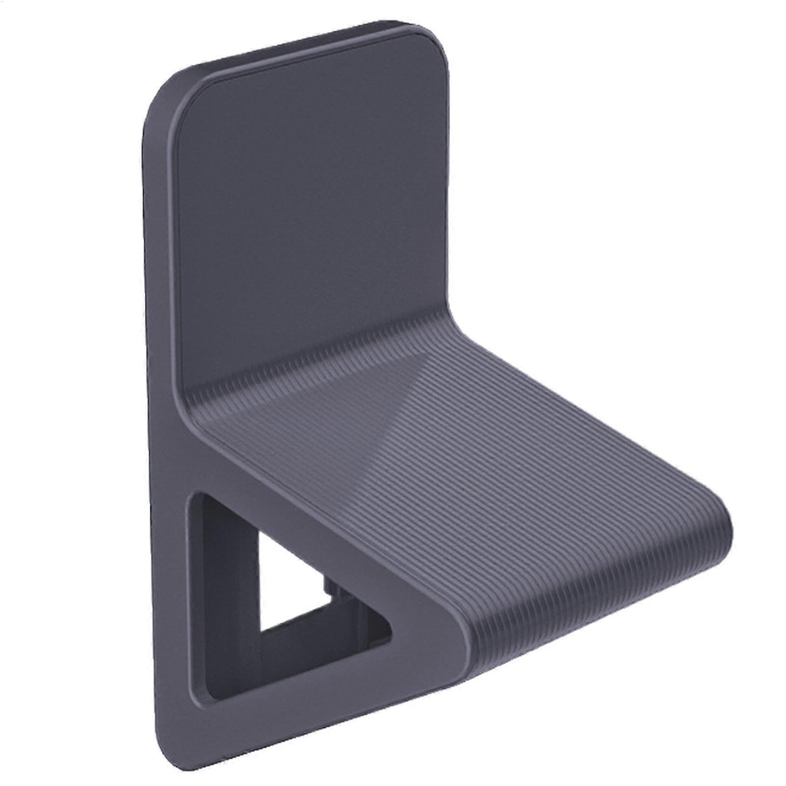 Triangular Shower Footrest, NonSlip Shaving Footrest, Shower Step for Bathtub, Black Footrest for Leg Shave