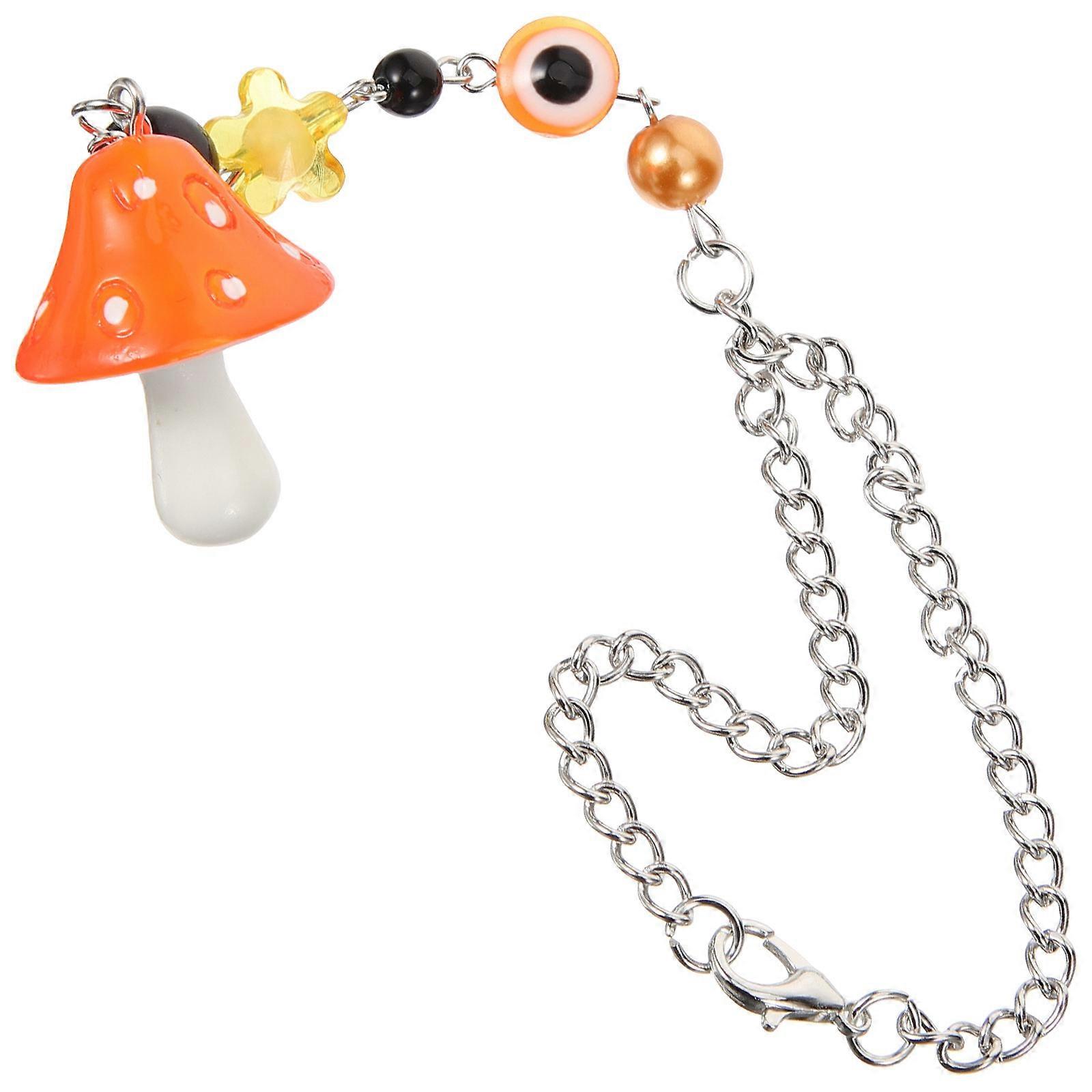 3Pcs Evil Eye Charm Mushroom Ornament For Car Decoration And Home Use 20.50X2.50X2.50CM