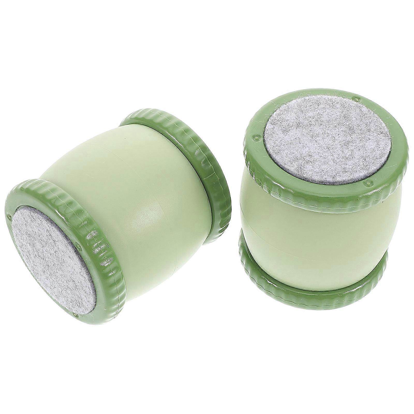 Silent Adjustable Headboard Stoppers for Bed Frame Support 8Pcs Green