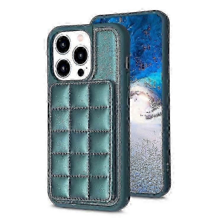For iPhone 11 Grid Card Slot Holder Phone Case