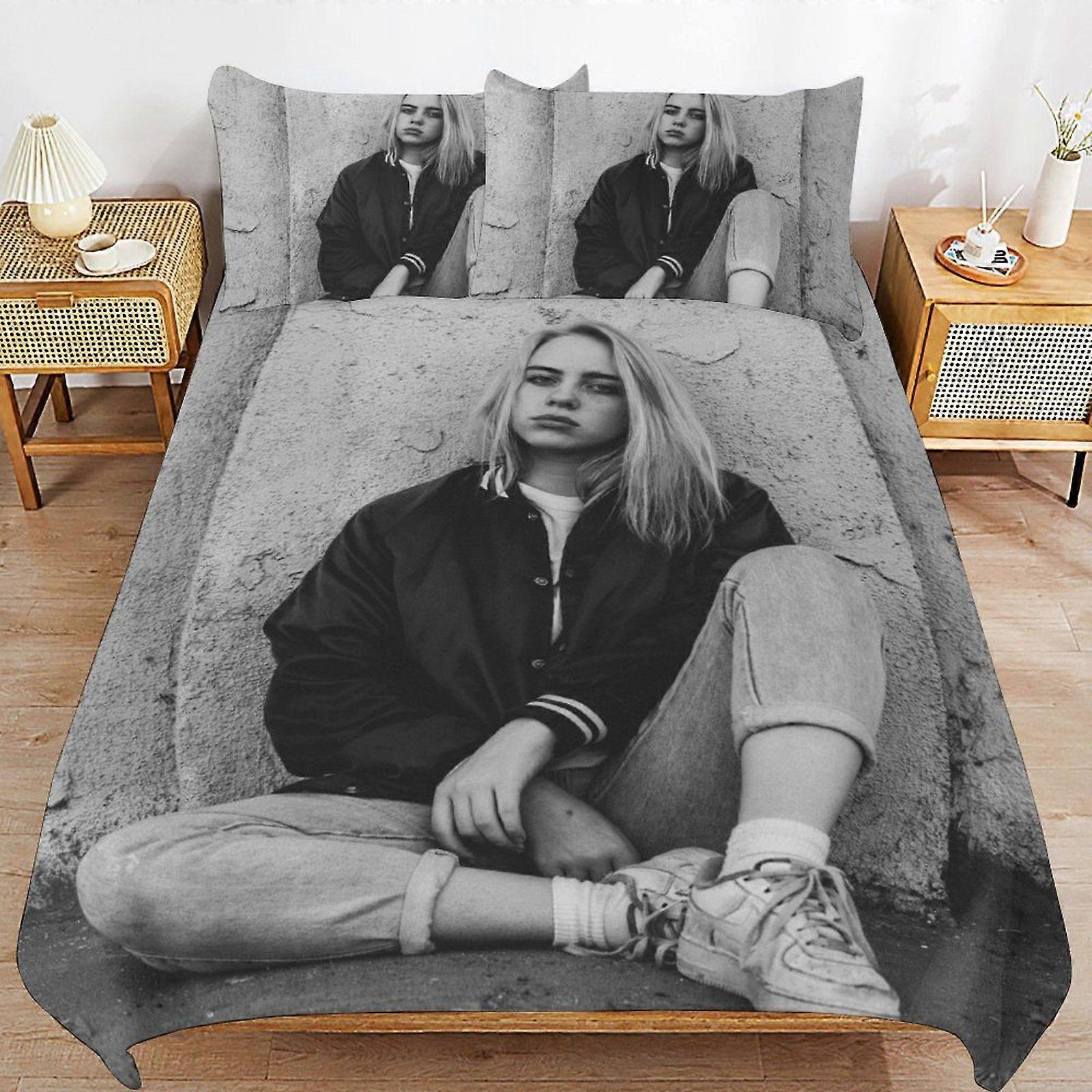 x425 Billie Eilish Hotel Style Sleep Texture Consistent Fabric Secure Fit Closure Duvet Cover Sets Advantage z425