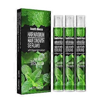 Spray hidratante para cabelos longos com hortelã, hidratação forte, cabelos longos, anti-queda