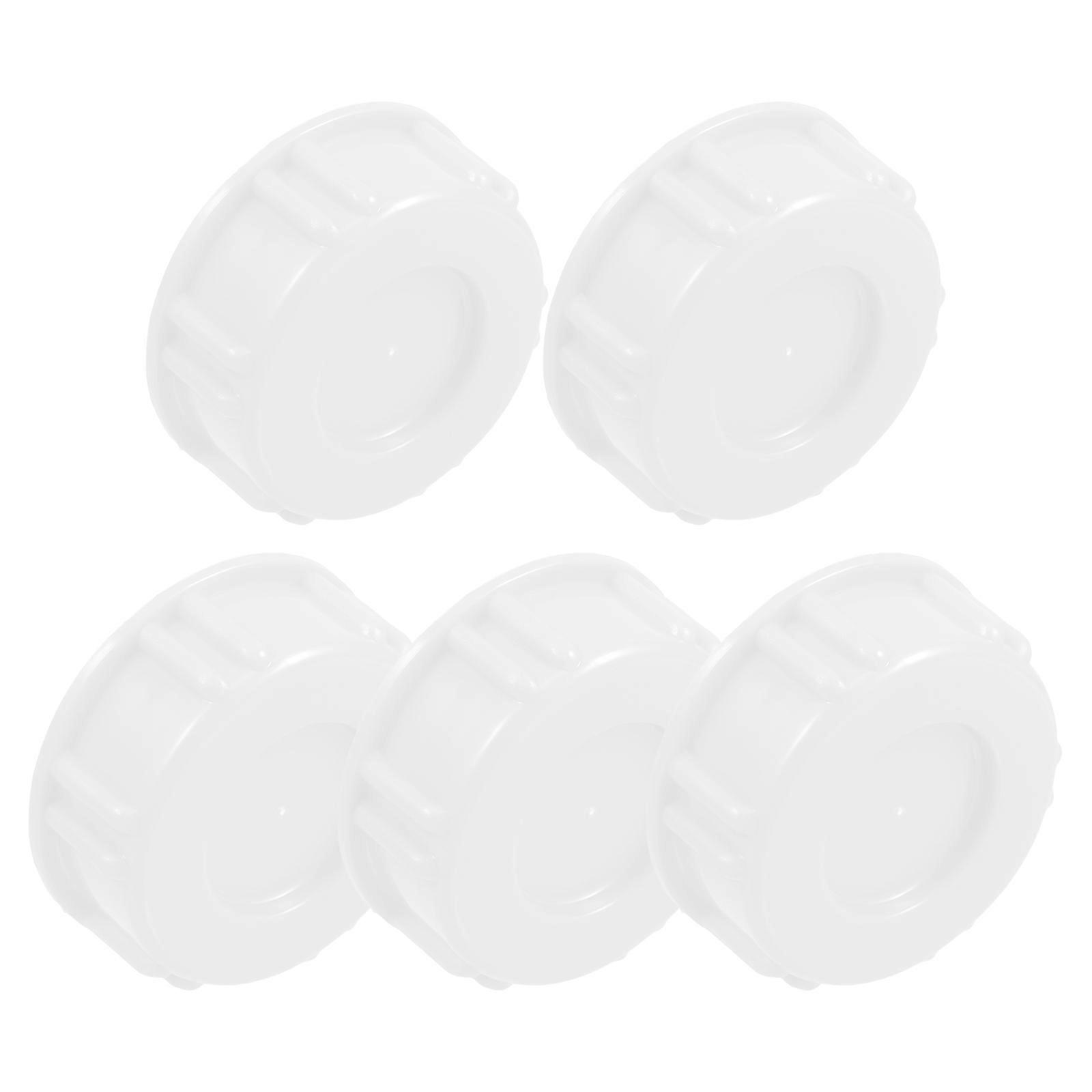Durable Leak Proof Plastic Bucket Lids for Storage Use 20Pcs White Hdpe Covers