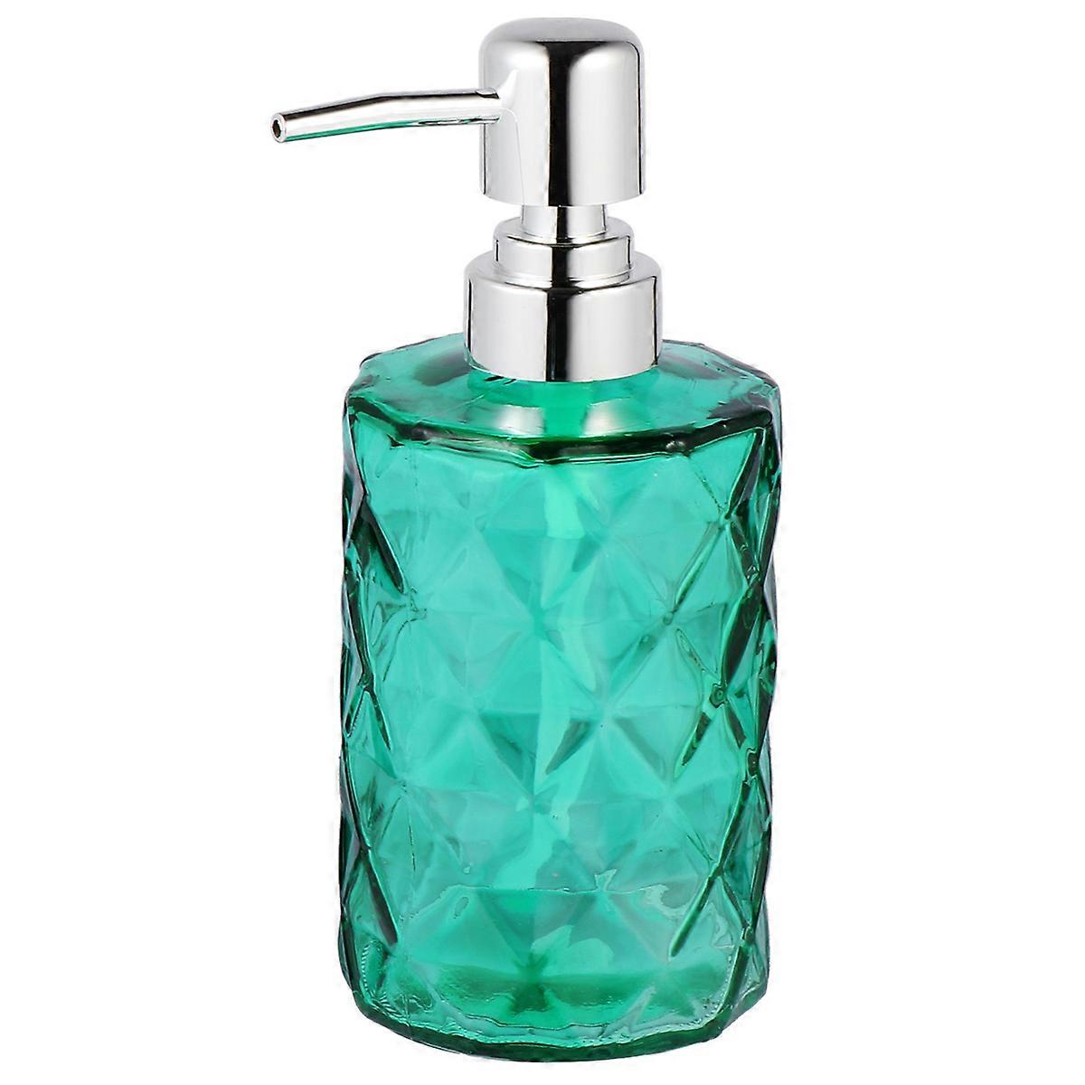 Shower Bottles 6Pcs With Rectangular Shape For Toiletries Storage In Green Color 330ML
