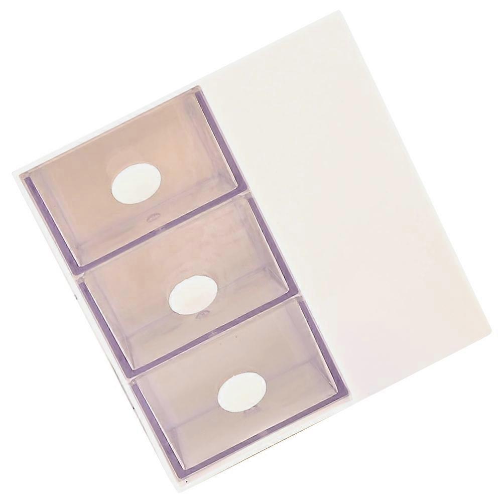 Multi-Function Storage Box Desk Organizer with Drawer for Office Use