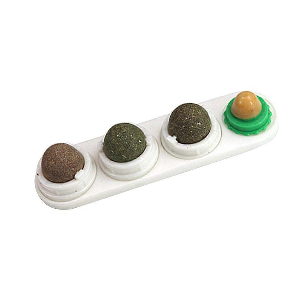 Catnip Ball Pet Toys for Playing Cat Funny Rotation Kitten Snack