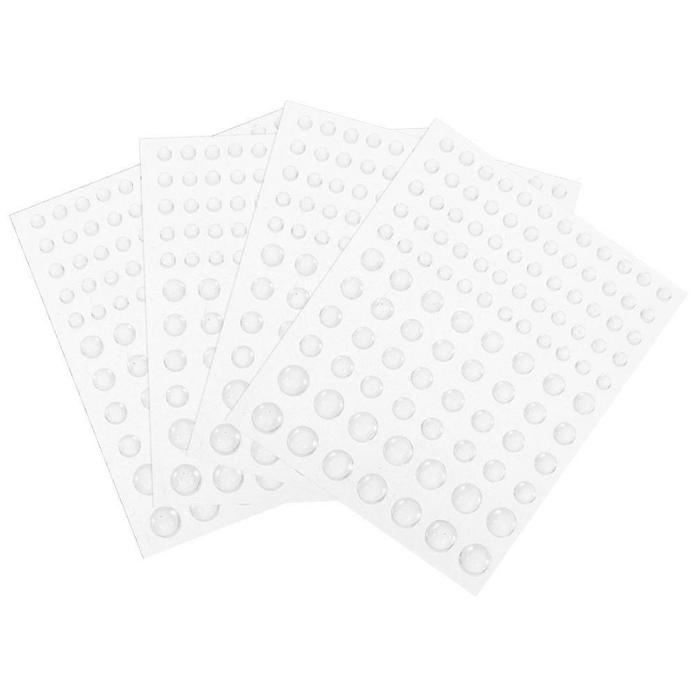 Clear Dewdrop Card Making Embellishment Acrylic Stickers 16 Sheets