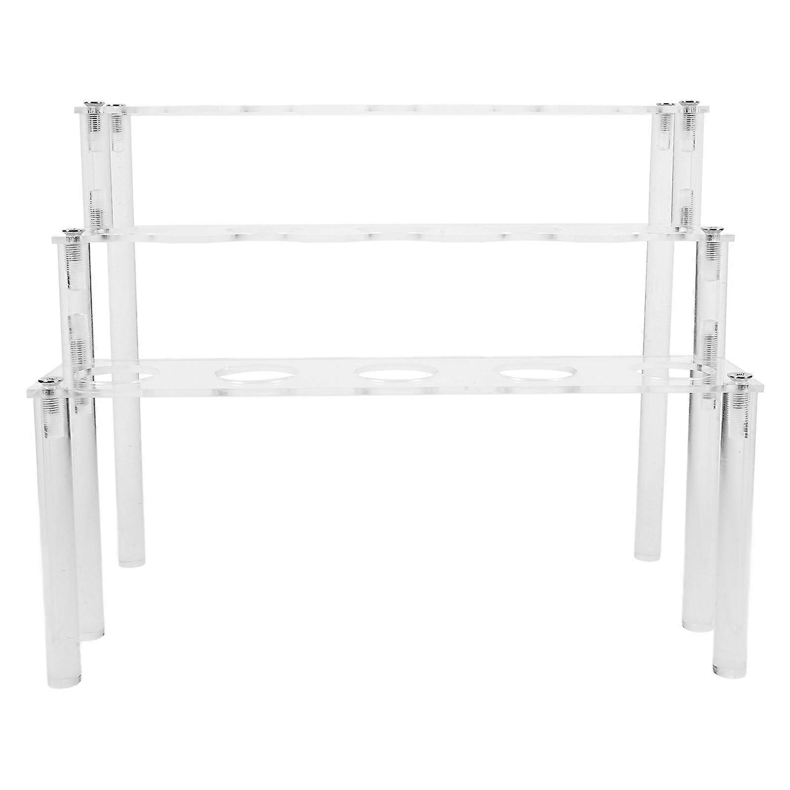 Ice Cream Cone Holder Stand 2Pcs Designed For Ice Cream Shop And Home Parties Featuring Transparent Acrylic And Stable Support