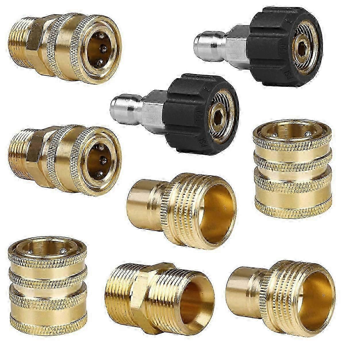 Pressure Washer Adapter,Quick Disconnect Kit, M22 to M22 Convert