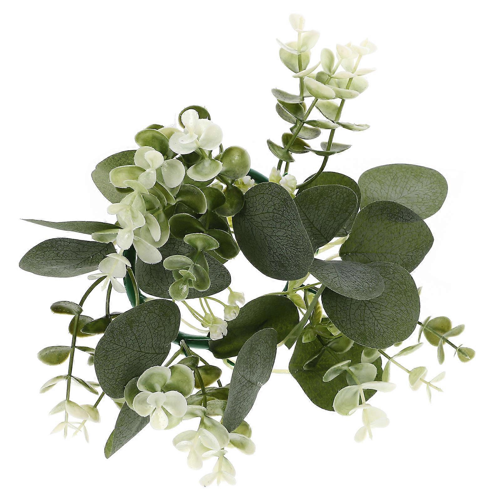 Flower Garland Decorations Eucalyptus Wreath For Decor And Event Planning Available In And Silk Flowers Ideal For 1Pack