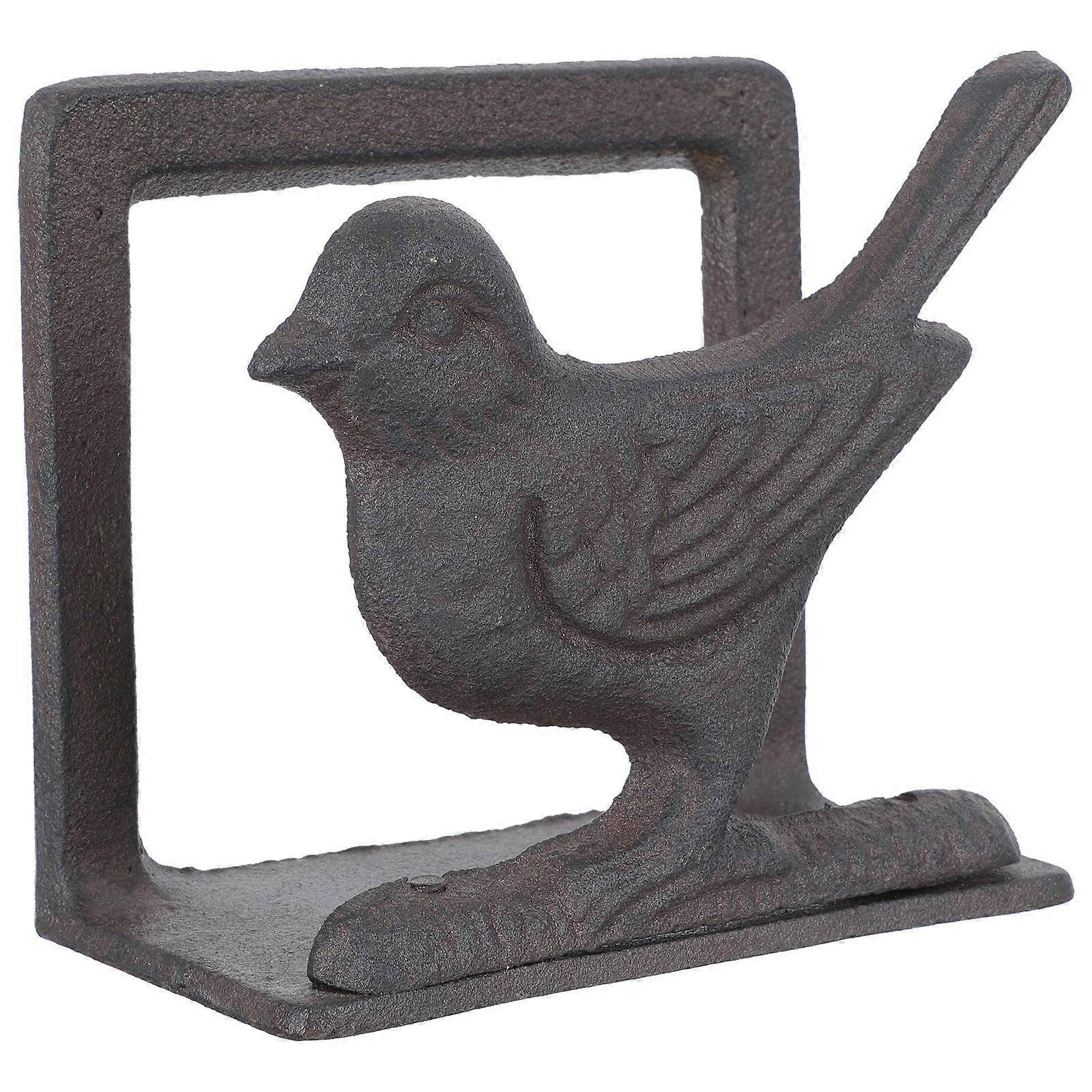 Table Napkin Holder Cast Iron for Practical Use 1Pcs Coffee Tissue Holder