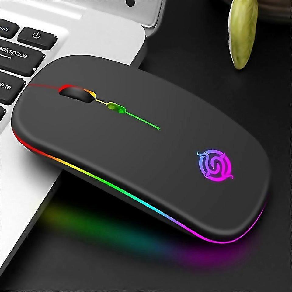 For Ksnake Bm110 Rgb Lighting Effect Wireless Bluetooth Mouse